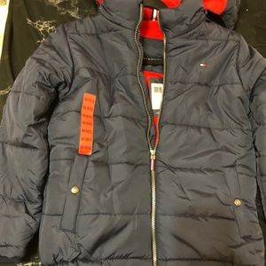 Boys Tommy Hilfiger Navy Blue jacket